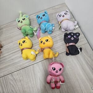 InquisitorMaster Mini Space Misa Plushies Cat Plush Lot Set of 7 MISSING ONE